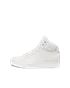 Women's ECCO® Soft 60 Leather High-Top Trainer - White - O