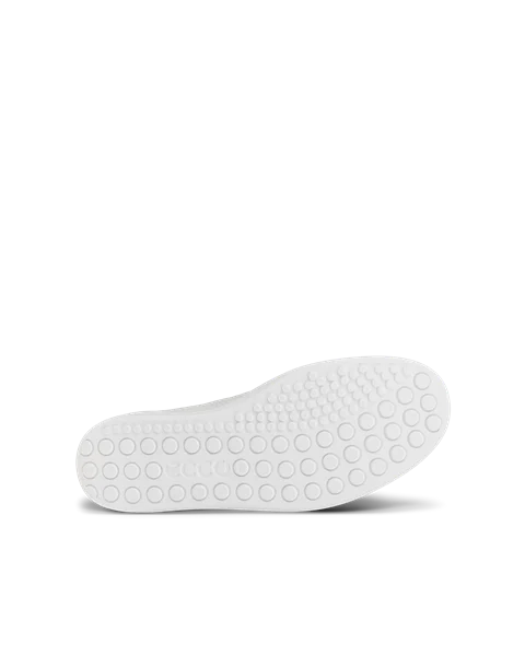 Women's ECCO® Soft 60 Leather High-Top Trainer - White - S