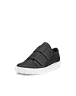 Damskie skórzane sneakersy ECCO® Soft 60 - Czarny - M