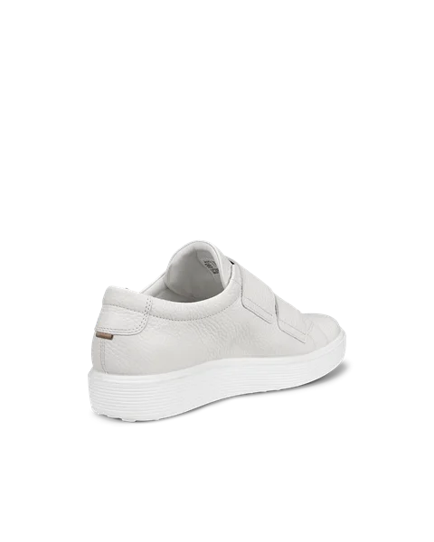 Women's ECCO® Soft 60 Leather Trainer - White - B