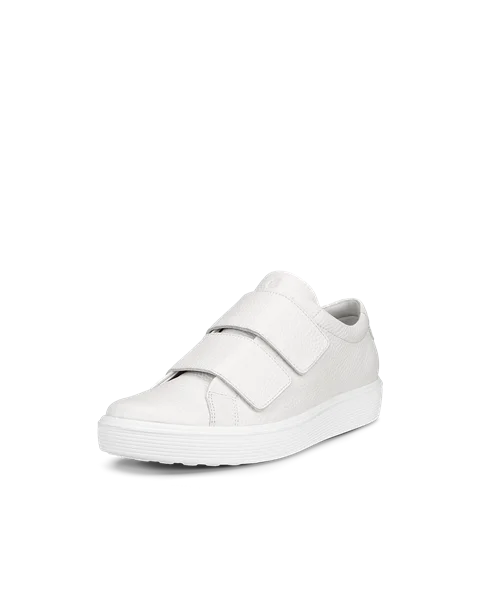 Women's ECCO® Soft 60 Leather Trainer - White - M