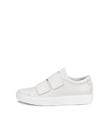 ECCO® Soft 60 baskets en cuir pour femme - Blanc - O