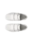 Women's ECCO® Soft 60 Leather Trainer - White - Top_Left_Pair