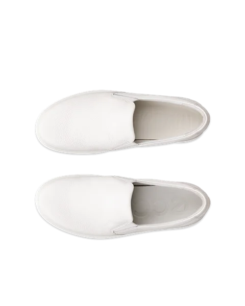 ECCO® Soft 60 Skinnsneaker dam - Vit - Top_Left_Pair