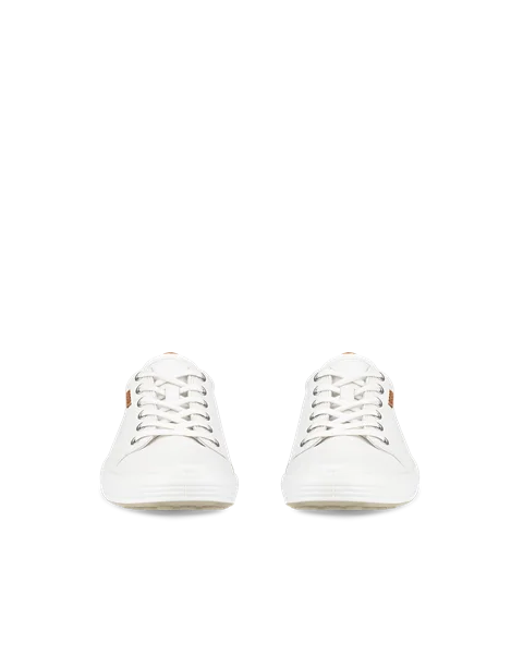 ECCO® Soft 7 Damen Ledersneaker - Weiß - Front_Pair