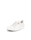 ECCO® Soft 7 dame sneakers skinn - Hvit - M
