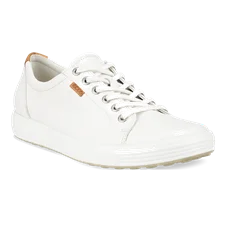 ECCO® Soft 7 női bőr sneaker - Fehér - Main