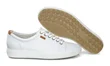 Damskie skórzane sneakersy ECCO® Soft 7 - Biały - Nfh