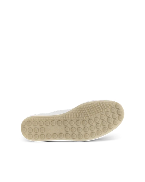 Damskie skórzane sneakersy ECCO® Soft 7 - Biały - S