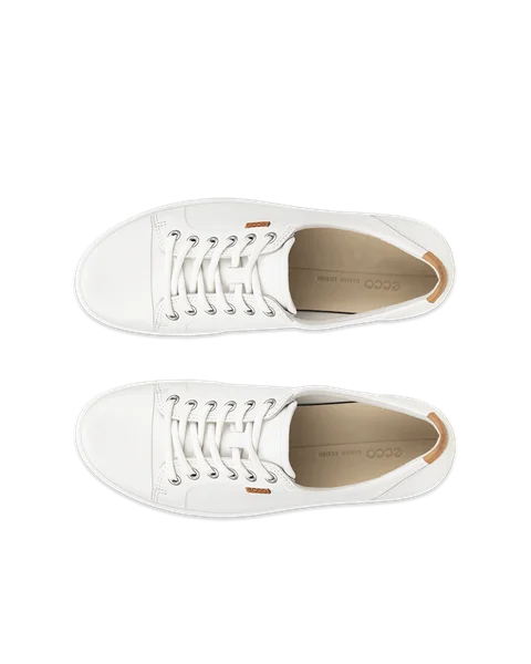ECCO® Soft 7 Damen Ledersneaker - Weiß - Top_Left_Pair