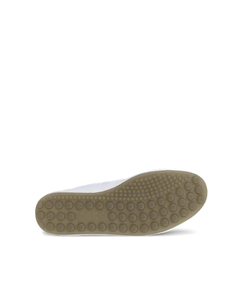 Damskie skórzane wysokie sneakersy ECCO® Soft 7 - Biały - S