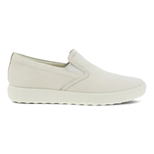 ECCO® Soft 7 slip-on sko i læder til damer - Hvid - Outside