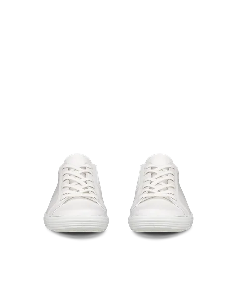 ECCO® Soft 7 Dames leren sneaker - Wit - Front_Pair