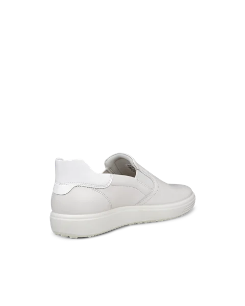ECCO® Soft 7 Dames leren sneaker - Wit - B