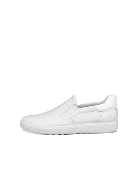 ECCO® Soft 7 Dames leren sneaker - Wit - O