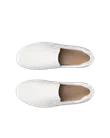 ECCO® Soft 7 Dames leren sneaker - Wit - Top_Left_Pair