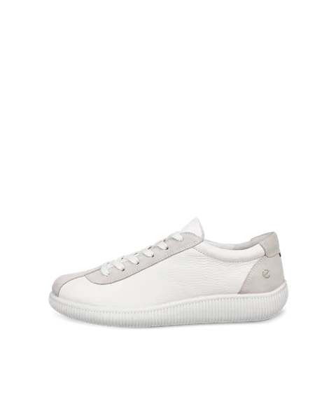 ECCO® Soft Zero Damen Ledersneaker - Weiß - O