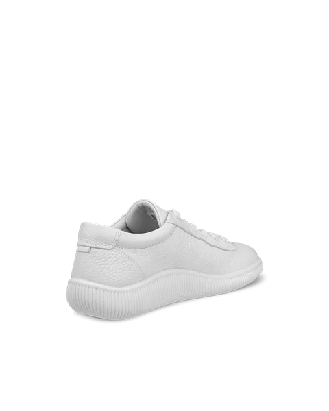 Damskie skórzane sneakersy ECCO® Soft Zero - Biały - B