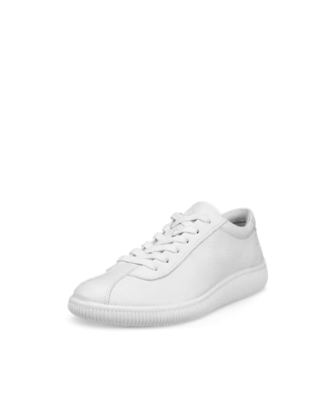 ECCO® Soft Zero női bőr sneaker - Fehér - M