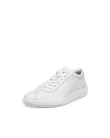 Damskie skórzane sneakersy ECCO® Soft Zero - Biały - M