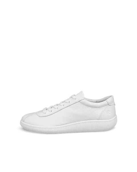ECCO® Soft Zero sneakers i læder til damer - Hvid - O