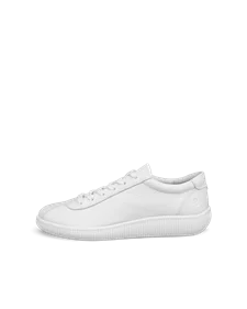 ECCO® Soft Zero Damen Ledersneaker - Weiß - O