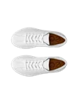 ECCO® Soft Zero Damen Ledersneaker - Weiß - Top_Left_Pair