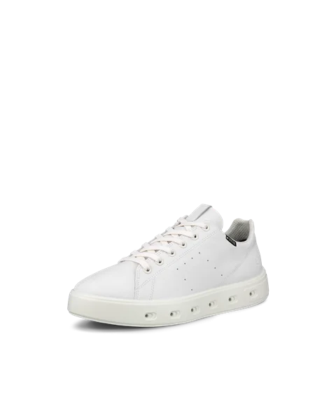 Women's ECCO® Street 720 Leather Gore-Tex Trainer - White - M