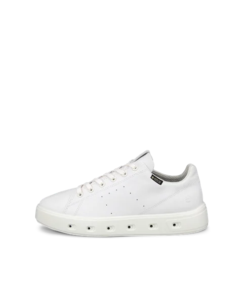 Women's ECCO® Street 720 Leather Gore-Tex Trainer - White - O