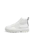 Women's ECCO® Street Ace Rugged Nubuck Gore-Tex High-Top Trainer - White - O