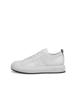 Women's ECCO® Street Ace Leather Trainer - White - O