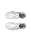 ECCO® Street Ace baskets en cuir pour femme - Blanc - Top_Left_Pair