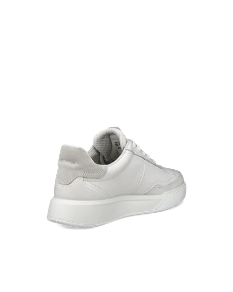 ECCO® Street Court Damen Ledersneaker - Weiß - B