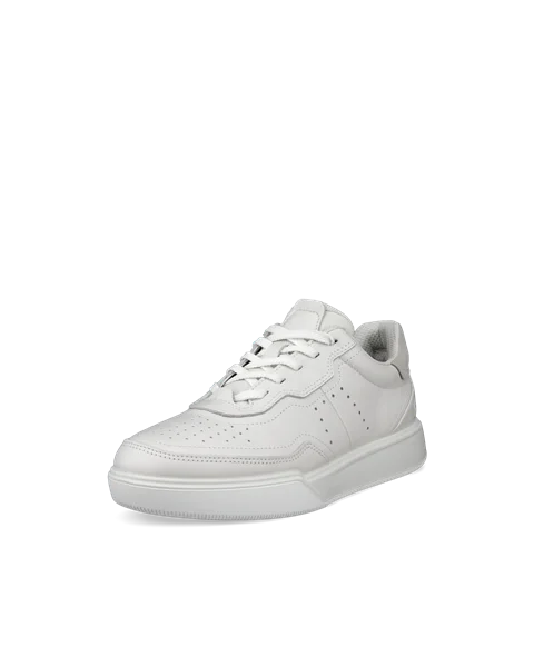 ECCO® Street Court Damen Ledersneaker - Weiß - M