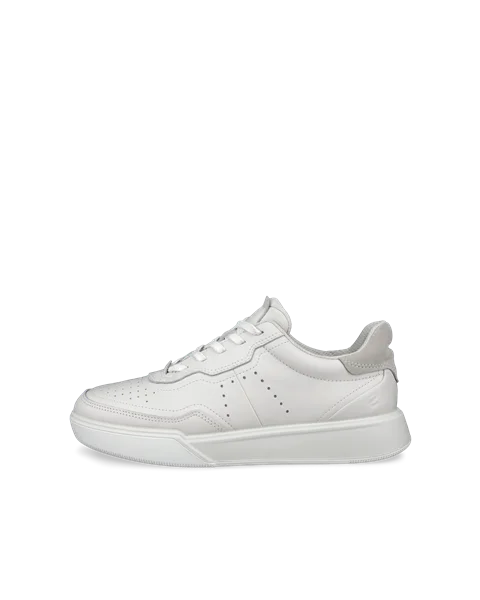 ECCO® Street Court Damen Ledersneaker - Weiß - O