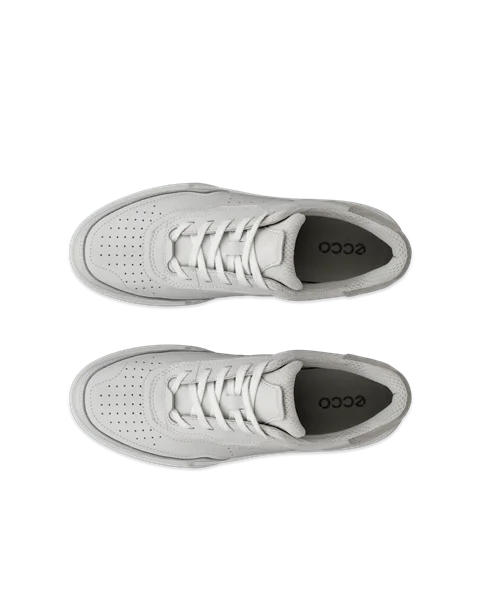 ECCO® Street Court Damen Ledersneaker - Weiß - Top_Left_Pair