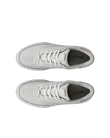 ECCO® Street Court Damen Ledersneaker - Weiß - Top_Left_Pair