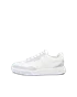 Women's ECCO® Street Court Leather Trainer - White - O