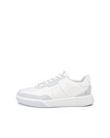 Ténis couro mulher ECCO® Street Court - Branco - O