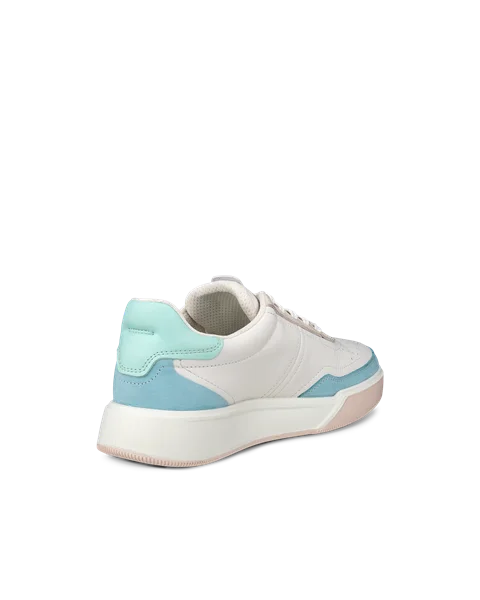 ECCO® Street Court dame sneakers skinn - Hvit - B