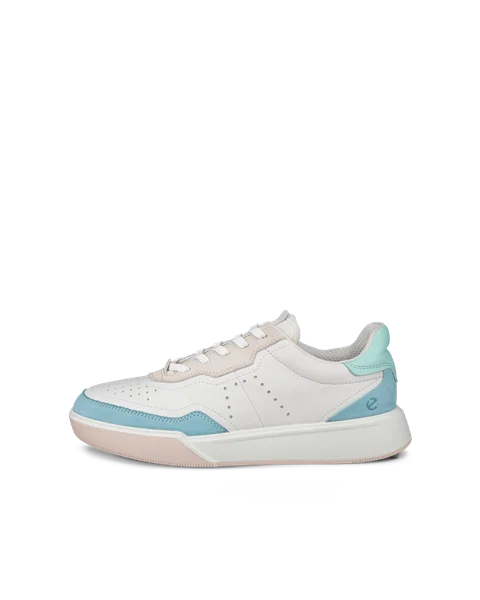ECCO® Street Court dame sneakers skinn - Hvit - O