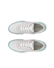 ECCO® Street Court dame sneakers skinn - Hvit - Top_Left_Pair