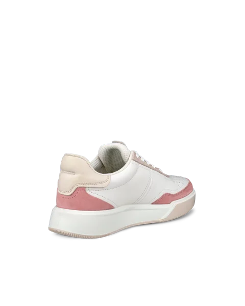 ECCO® Street Court Damen Ledersneaker - Weiß - B