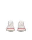 ECCO® Street Court Dames leren sneaker - Wit - Front_Pair