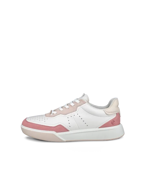 ECCO® Street Court Damen Ledersneaker - Weiß - O