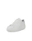 Damskie skórzane sneakersy ECCO® Street Platform - Biały - M