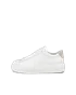 ECCO® Street Platform női bőr sneaker - Fehér - O
