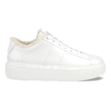 ECCO® Street Platform sneakers i læder til damer - Hvid - Outside