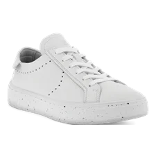 ECCO® Street Tray sneakers i læder til damer - Hvid - Main