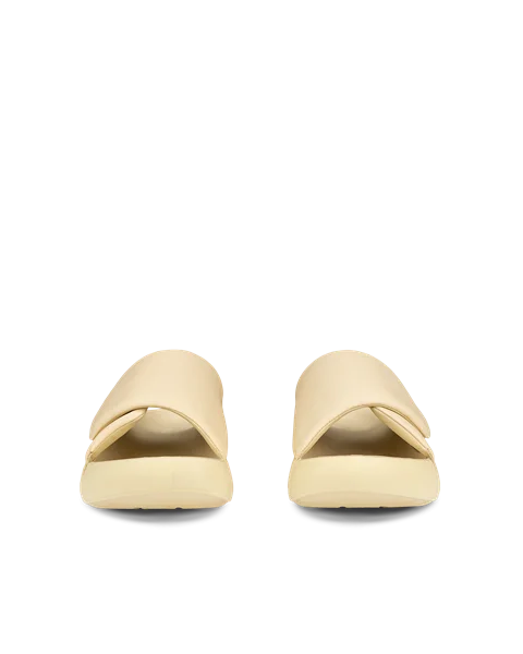 ECCO® Cozmo PF Skinnsandal dam - Gul - Front_Pair